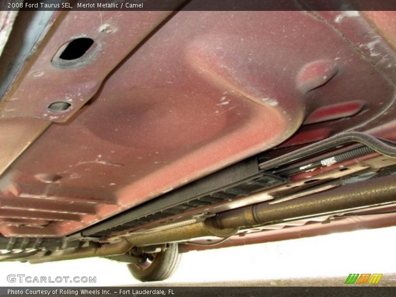 Merlot Metallic / Camel 2008 Ford Taurus SEL