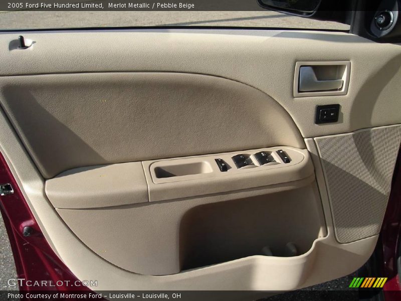 Merlot Metallic / Pebble Beige 2005 Ford Five Hundred Limited