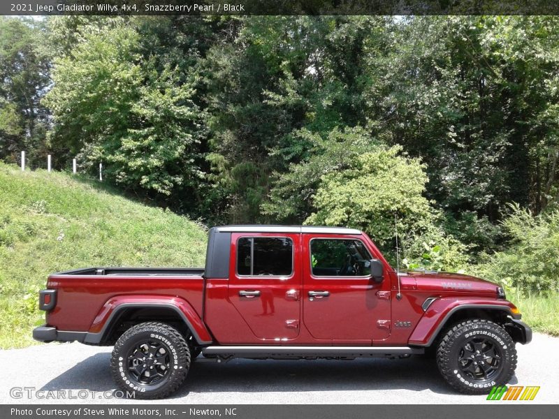 Snazzberry Pearl / Black 2021 Jeep Gladiator Willys 4x4