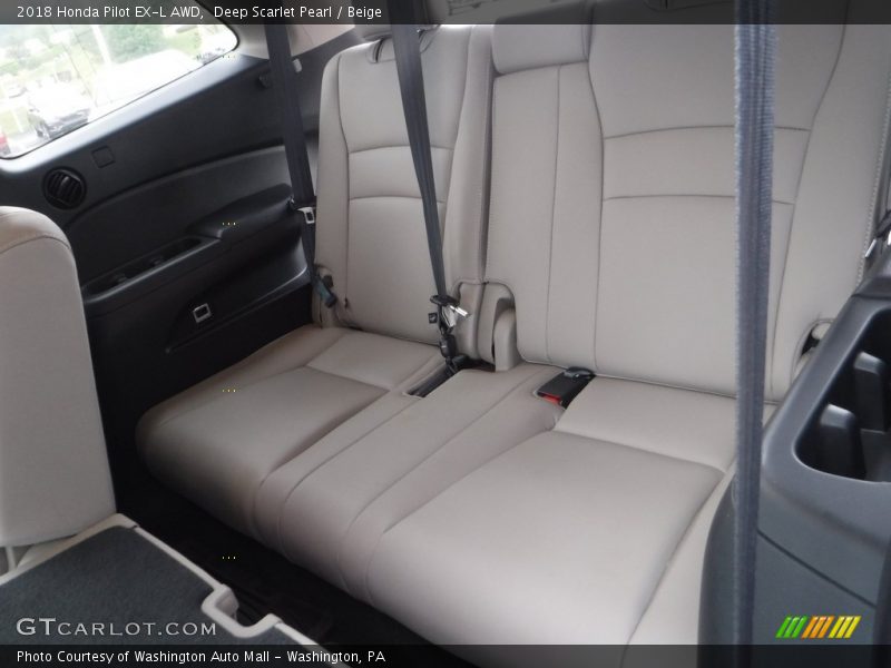 Deep Scarlet Pearl / Beige 2018 Honda Pilot EX-L AWD