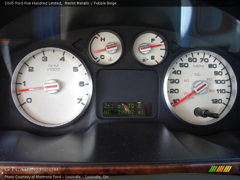 Merlot Metallic / Pebble Beige 2005 Ford Five Hundred Limited