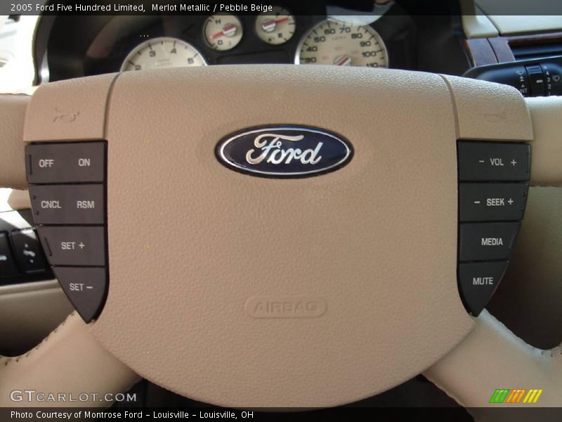 Merlot Metallic / Pebble Beige 2005 Ford Five Hundred Limited