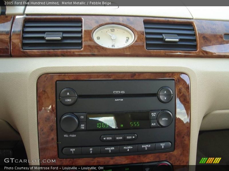 Merlot Metallic / Pebble Beige 2005 Ford Five Hundred Limited