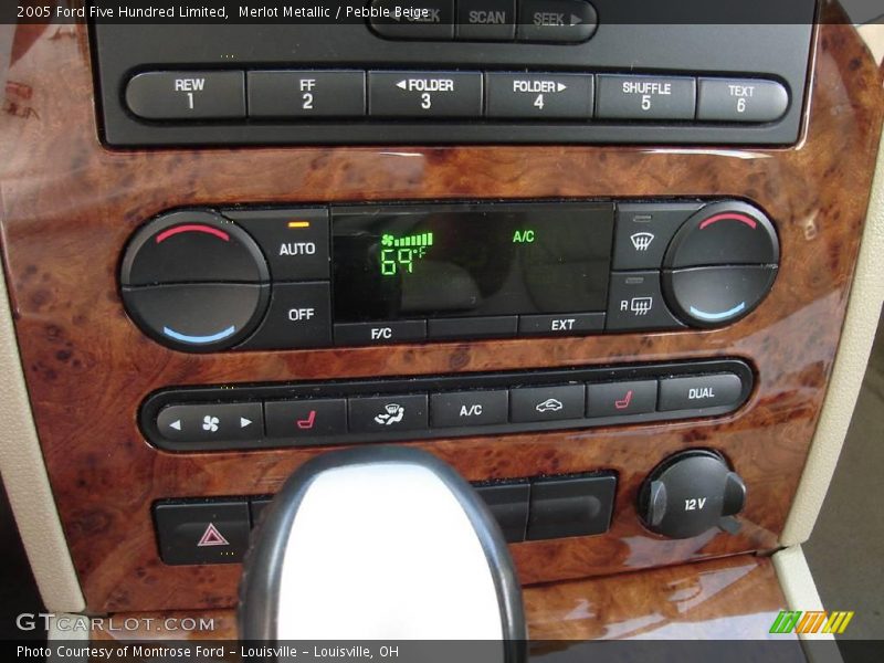 Merlot Metallic / Pebble Beige 2005 Ford Five Hundred Limited