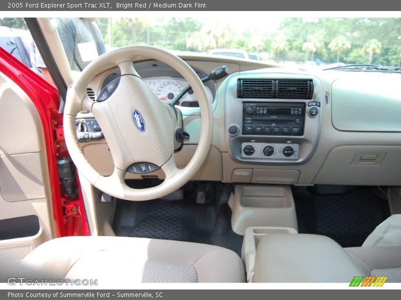 Bright Red / Medium Dark Flint 2005 Ford Explorer Sport Trac XLT