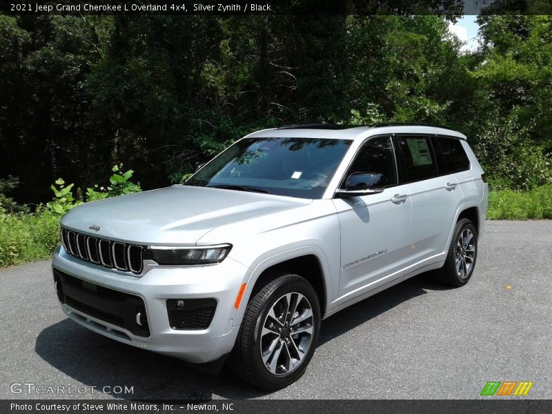Silver Zynith / Black 2021 Jeep Grand Cherokee L Overland 4x4
