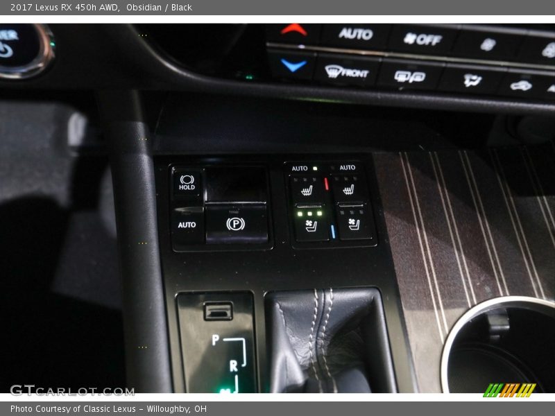 Obsidian / Black 2017 Lexus RX 450h AWD