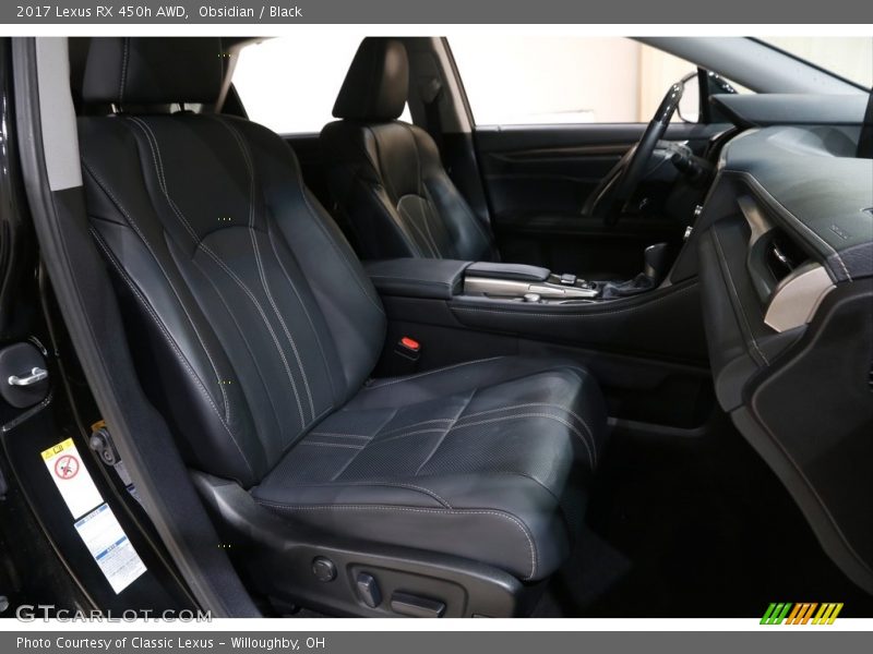 Obsidian / Black 2017 Lexus RX 450h AWD