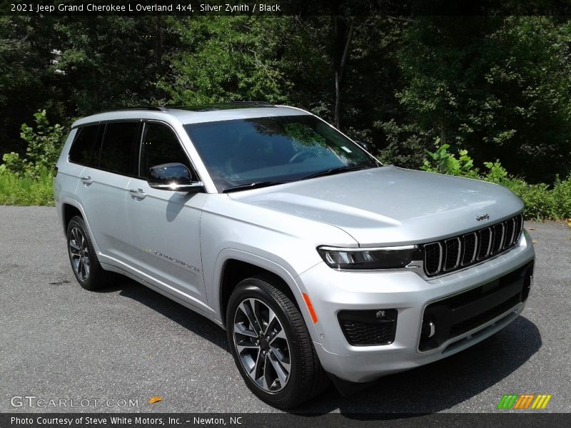 Silver Zynith / Black 2021 Jeep Grand Cherokee L Overland 4x4