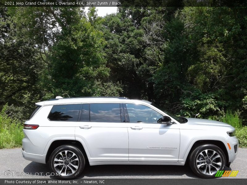 Silver Zynith / Black 2021 Jeep Grand Cherokee L Overland 4x4
