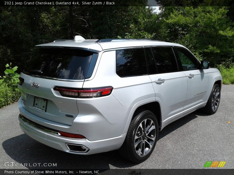 Silver Zynith / Black 2021 Jeep Grand Cherokee L Overland 4x4