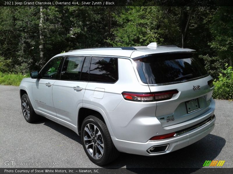 Silver Zynith / Black 2021 Jeep Grand Cherokee L Overland 4x4