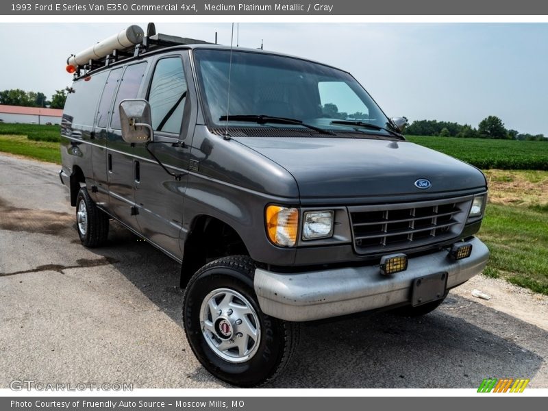 Front 3/4 View of 1993 E Series Van E350 Commercial 4x4