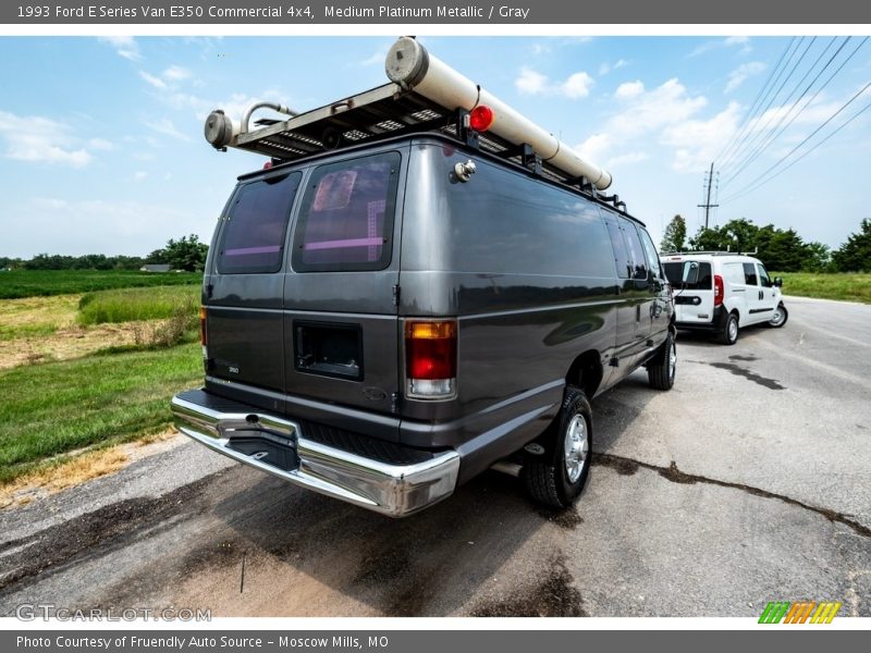 Medium Platinum Metallic / Gray 1993 Ford E Series Van E350 Commercial 4x4