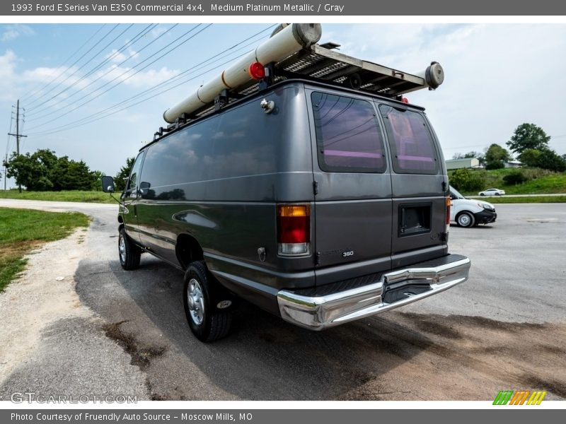Medium Platinum Metallic / Gray 1993 Ford E Series Van E350 Commercial 4x4