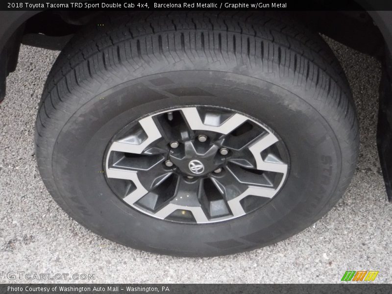 Barcelona Red Metallic / Graphite w/Gun Metal 2018 Toyota Tacoma TRD Sport Double Cab 4x4