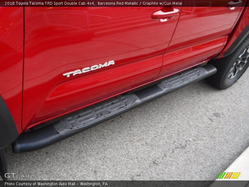 Barcelona Red Metallic / Graphite w/Gun Metal 2018 Toyota Tacoma TRD Sport Double Cab 4x4