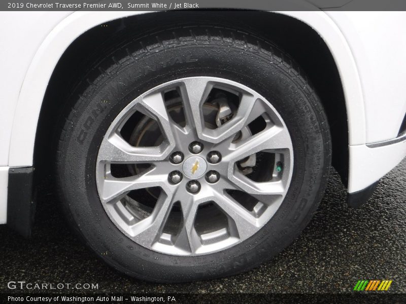 Summit White / Jet Black 2019 Chevrolet Traverse Premier AWD