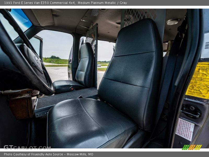 Medium Platinum Metallic / Gray 1993 Ford E Series Van E350 Commercial 4x4