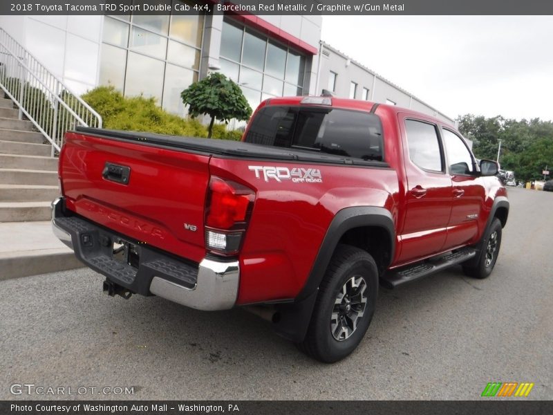 Barcelona Red Metallic / Graphite w/Gun Metal 2018 Toyota Tacoma TRD Sport Double Cab 4x4