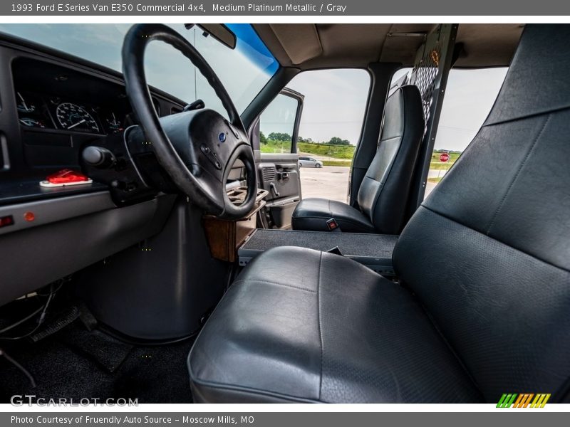 Medium Platinum Metallic / Gray 1993 Ford E Series Van E350 Commercial 4x4