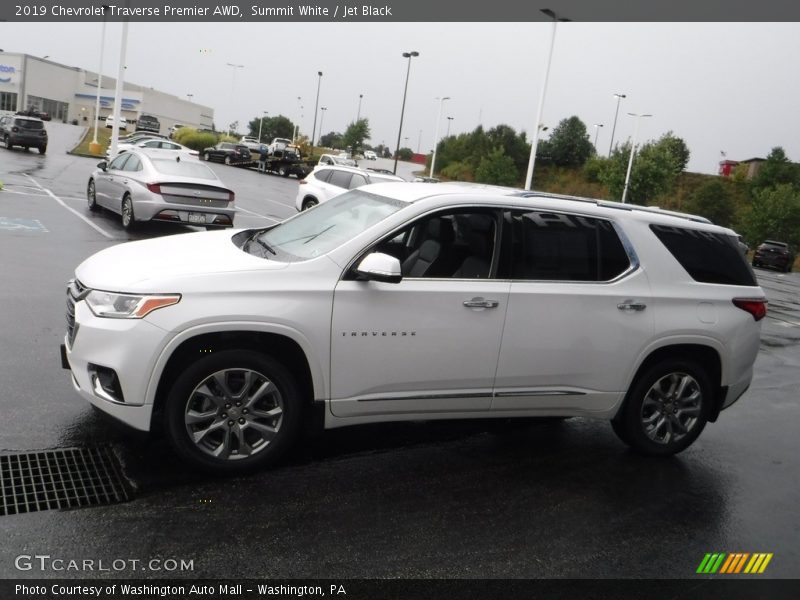 Summit White / Jet Black 2019 Chevrolet Traverse Premier AWD