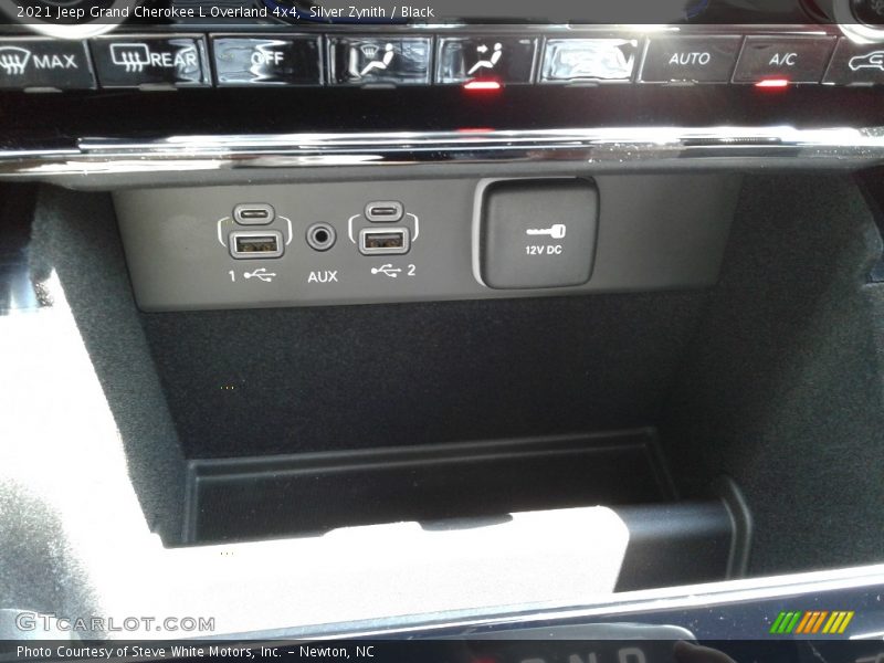 Silver Zynith / Black 2021 Jeep Grand Cherokee L Overland 4x4