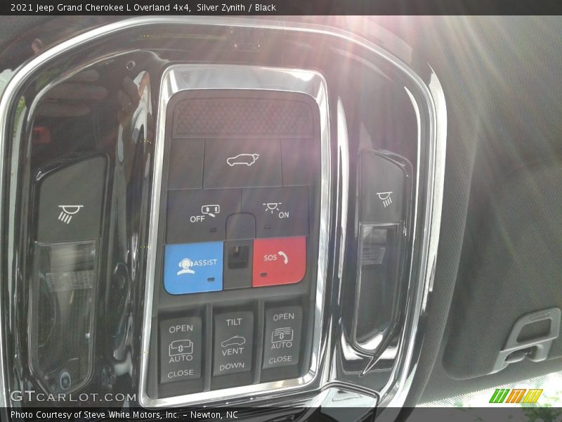 Silver Zynith / Black 2021 Jeep Grand Cherokee L Overland 4x4
