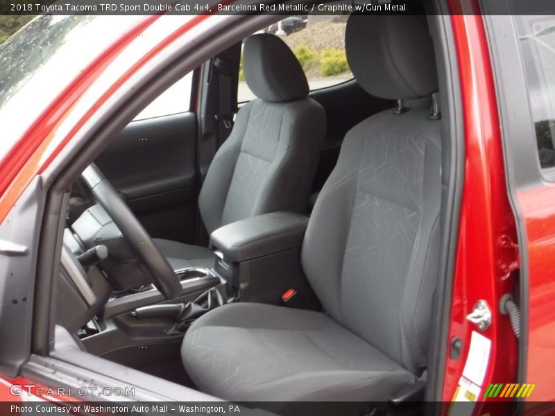 Barcelona Red Metallic / Graphite w/Gun Metal 2018 Toyota Tacoma TRD Sport Double Cab 4x4