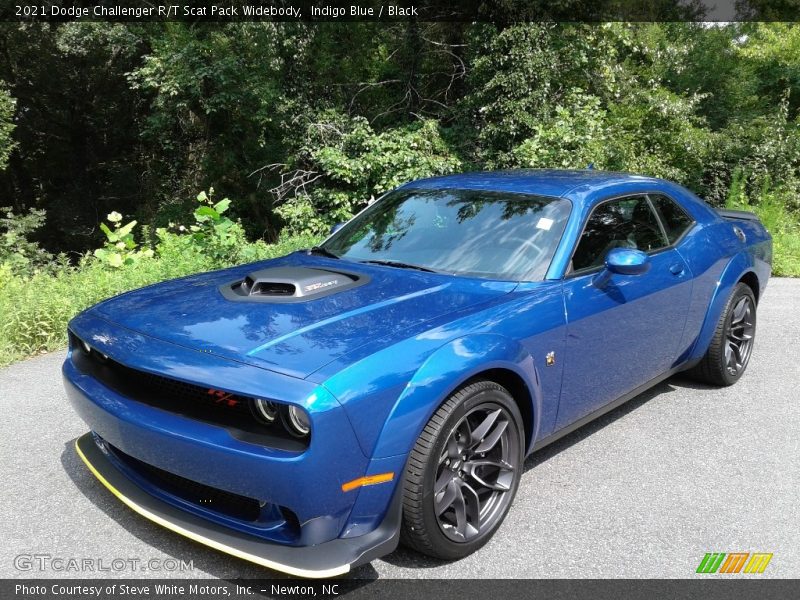 Indigo Blue / Black 2021 Dodge Challenger R/T Scat Pack Widebody