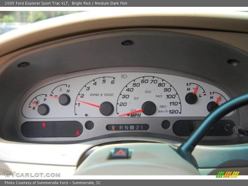 Bright Red / Medium Dark Flint 2005 Ford Explorer Sport Trac XLT