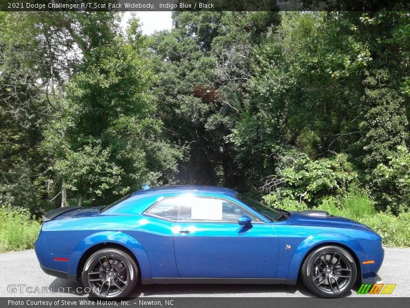 Indigo Blue / Black 2021 Dodge Challenger R/T Scat Pack Widebody