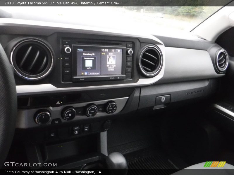 Inferno / Cement Gray 2018 Toyota Tacoma SR5 Double Cab 4x4