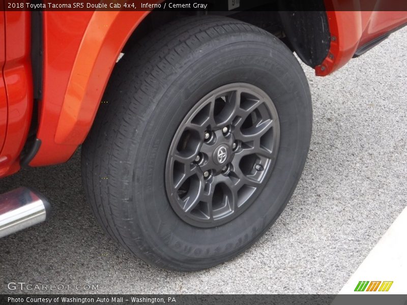 Inferno / Cement Gray 2018 Toyota Tacoma SR5 Double Cab 4x4