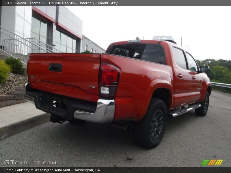 Inferno / Cement Gray 2018 Toyota Tacoma SR5 Double Cab 4x4