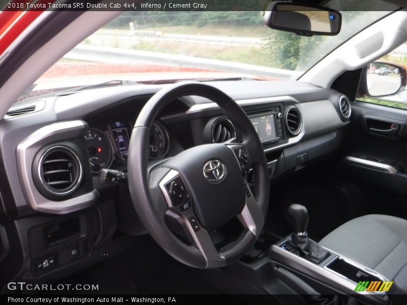 Inferno / Cement Gray 2018 Toyota Tacoma SR5 Double Cab 4x4