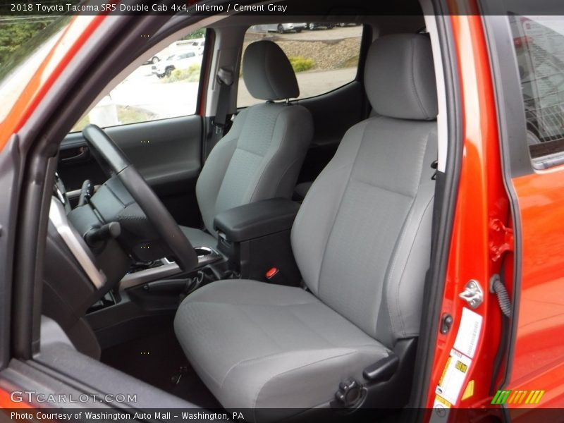 Inferno / Cement Gray 2018 Toyota Tacoma SR5 Double Cab 4x4