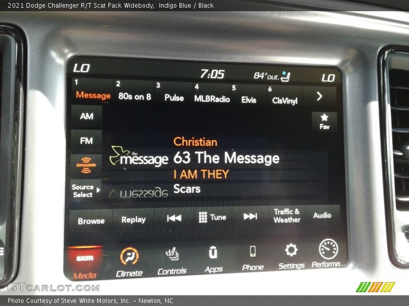 Indigo Blue / Black 2021 Dodge Challenger R/T Scat Pack Widebody