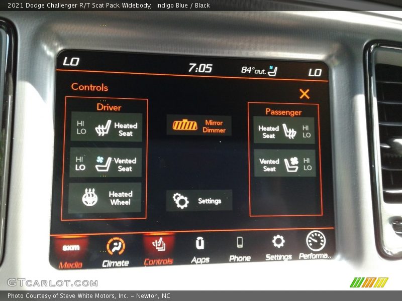 Indigo Blue / Black 2021 Dodge Challenger R/T Scat Pack Widebody