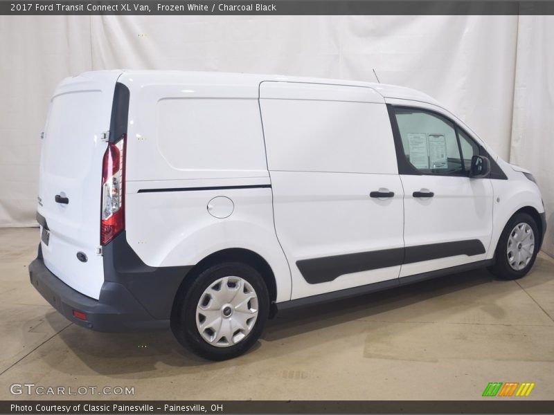 Frozen White / Charcoal Black 2017 Ford Transit Connect XL Van