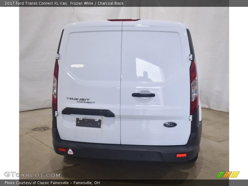 Frozen White / Charcoal Black 2017 Ford Transit Connect XL Van
