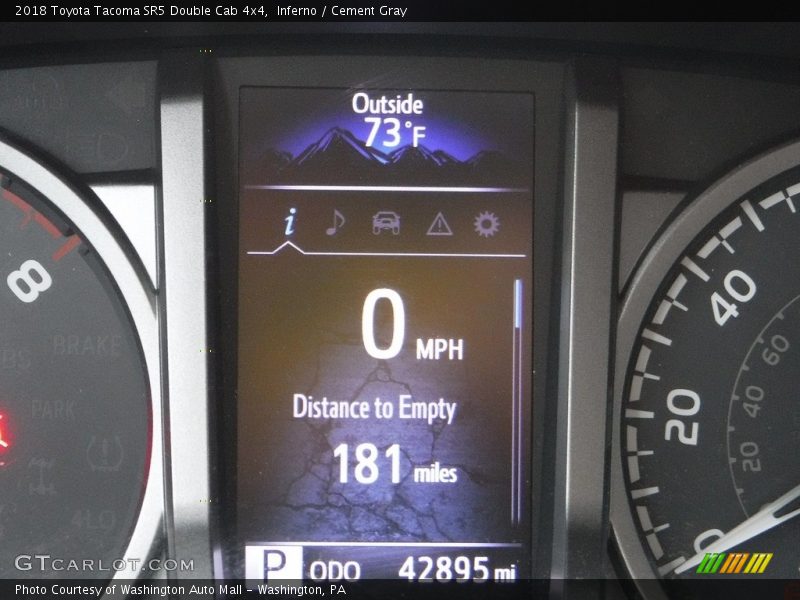 Inferno / Cement Gray 2018 Toyota Tacoma SR5 Double Cab 4x4