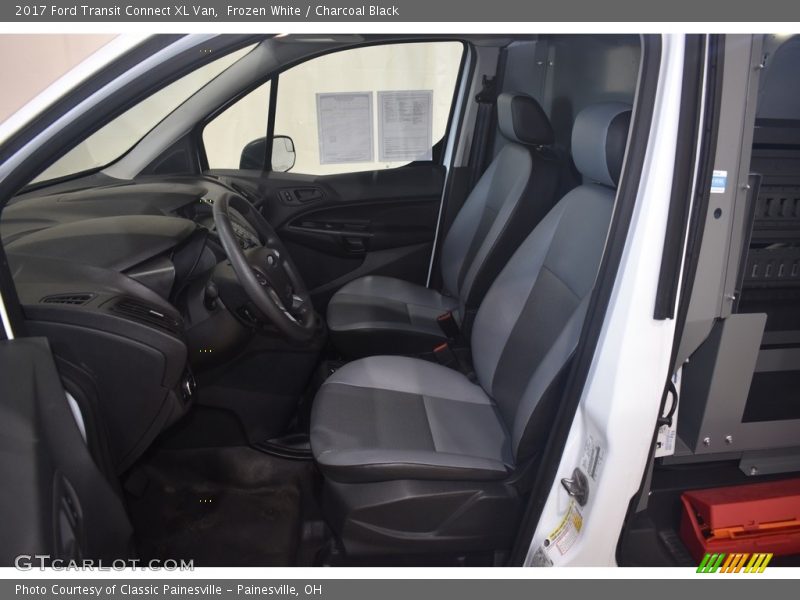 Frozen White / Charcoal Black 2017 Ford Transit Connect XL Van