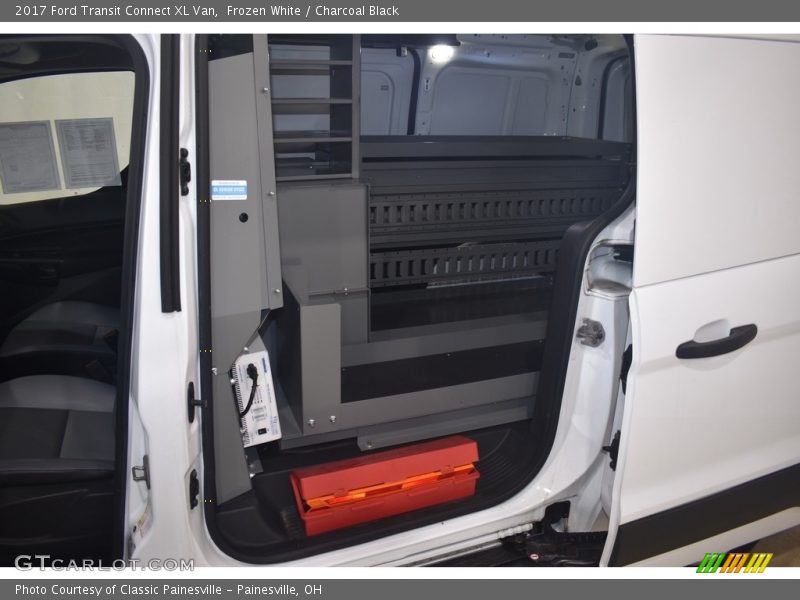 Frozen White / Charcoal Black 2017 Ford Transit Connect XL Van