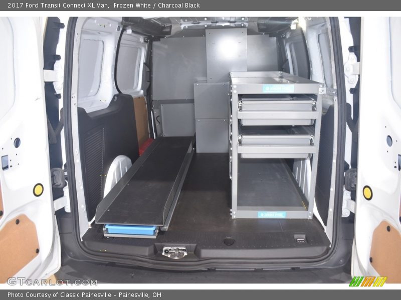 Frozen White / Charcoal Black 2017 Ford Transit Connect XL Van