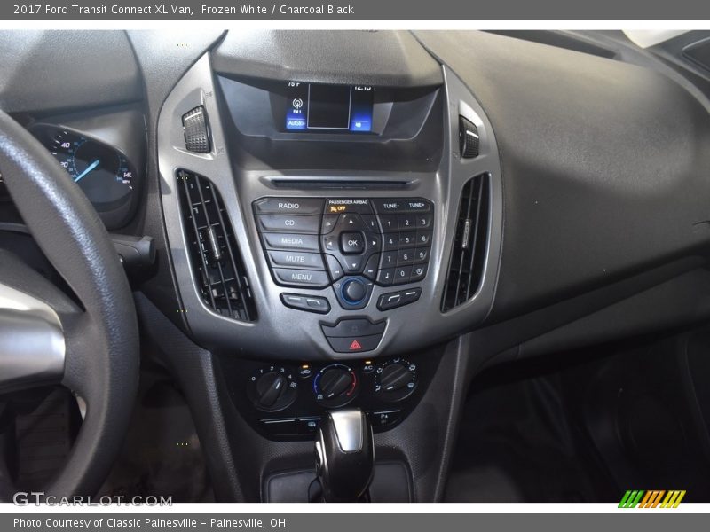 Frozen White / Charcoal Black 2017 Ford Transit Connect XL Van