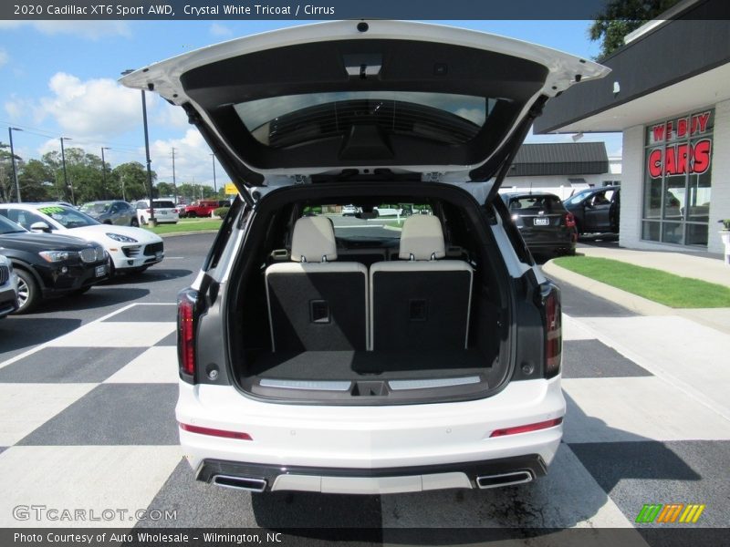 Crystal White Tricoat / Cirrus 2020 Cadillac XT6 Sport AWD