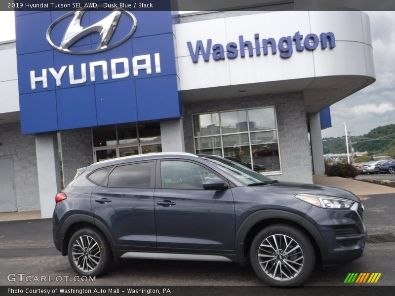 Dusk Blue / Black 2019 Hyundai Tucson SEL AWD