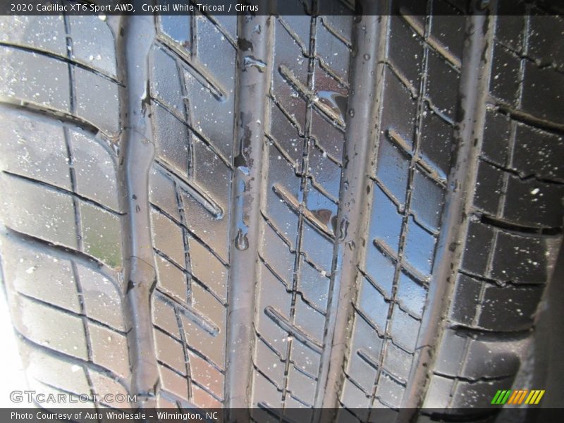 Crystal White Tricoat / Cirrus 2020 Cadillac XT6 Sport AWD