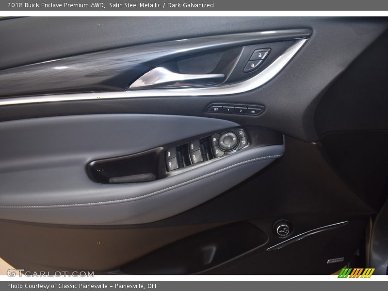 Satin Steel Metallic / Dark Galvanized 2018 Buick Enclave Premium AWD